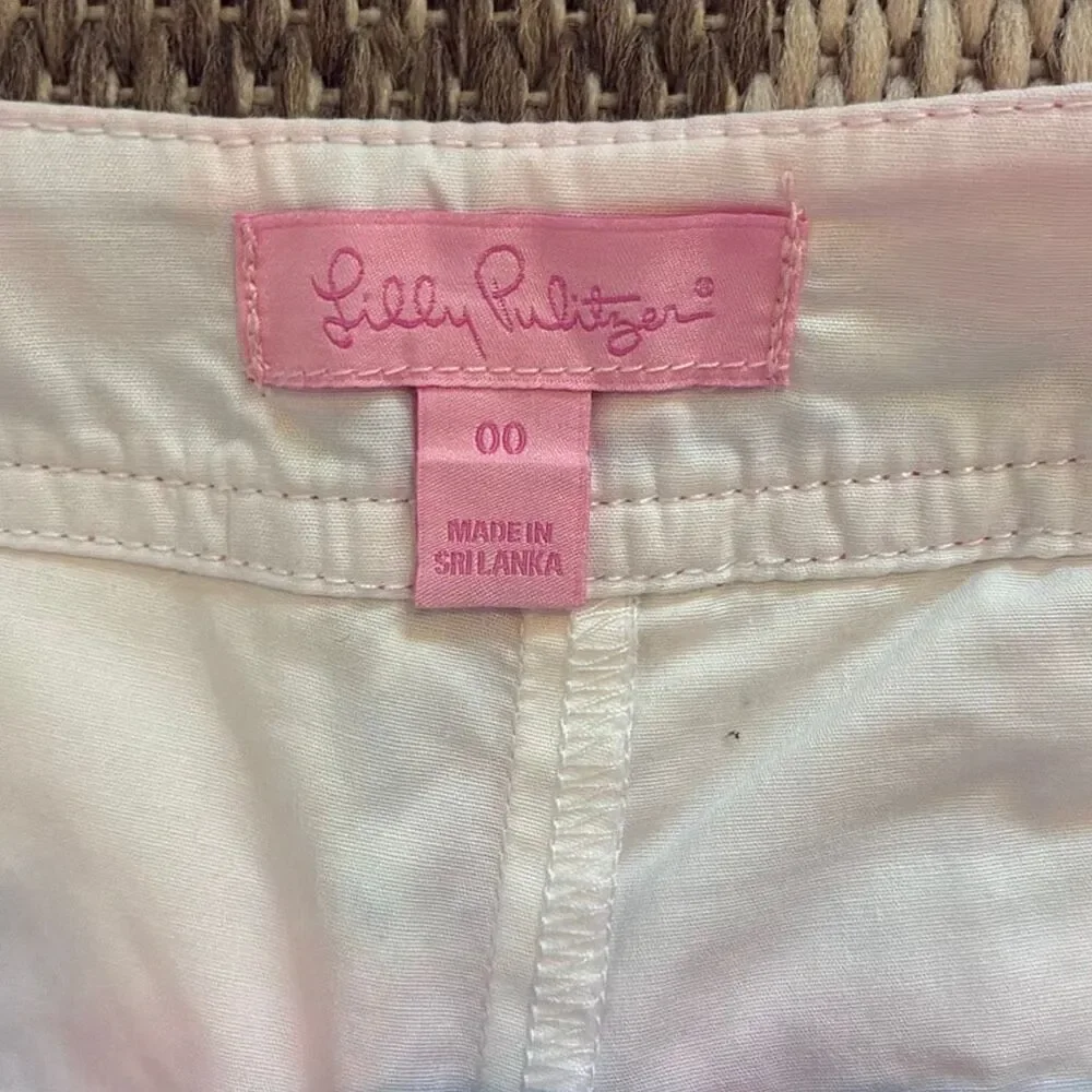 Lilly Pulitzer, barefoot princess  skort women’s size 00